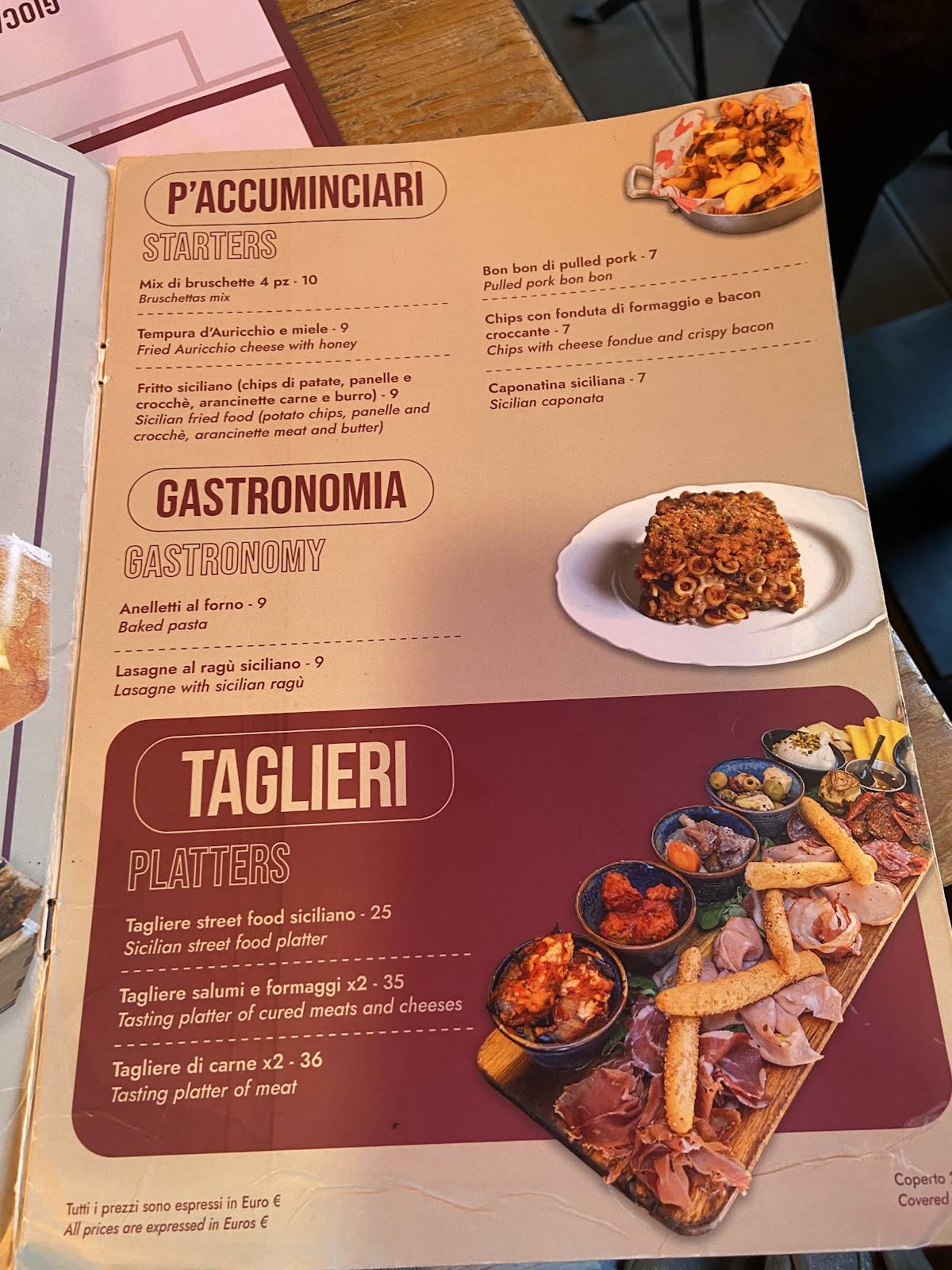 Menu di Capocollo 