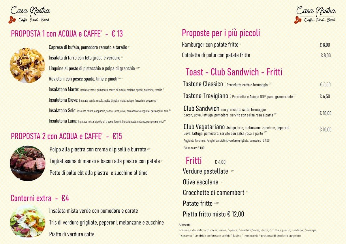 Menu di Casa Nostra | Caffè-food-drink 