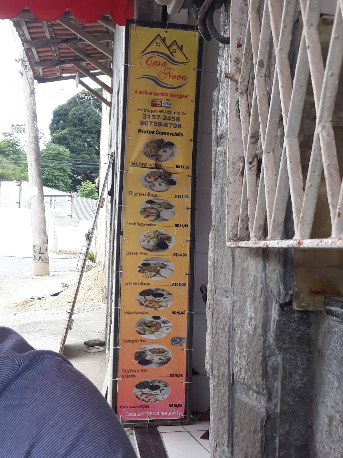 Casa Nova cardápio