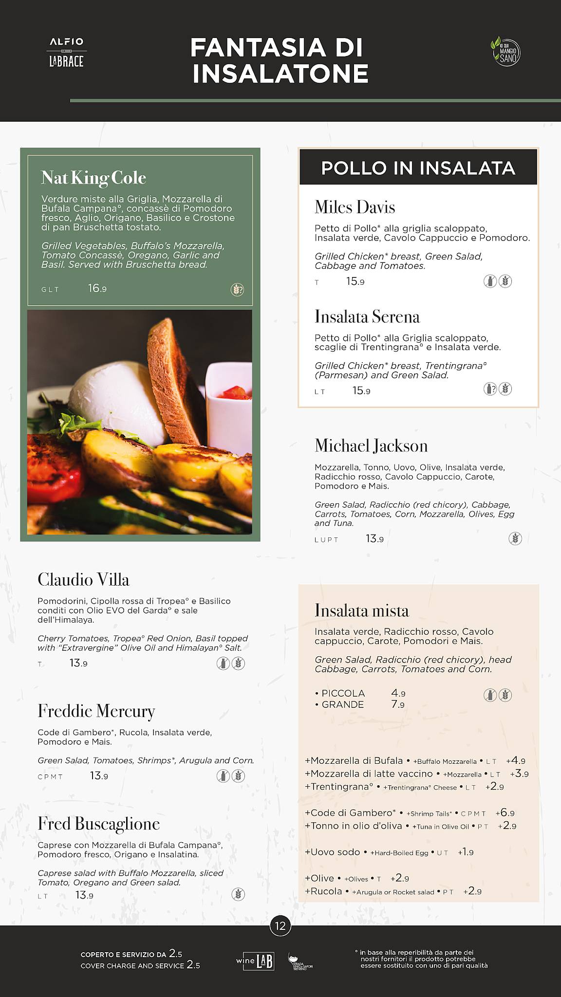 Menu di ALFIO Ristorante Pizzeria Bar 