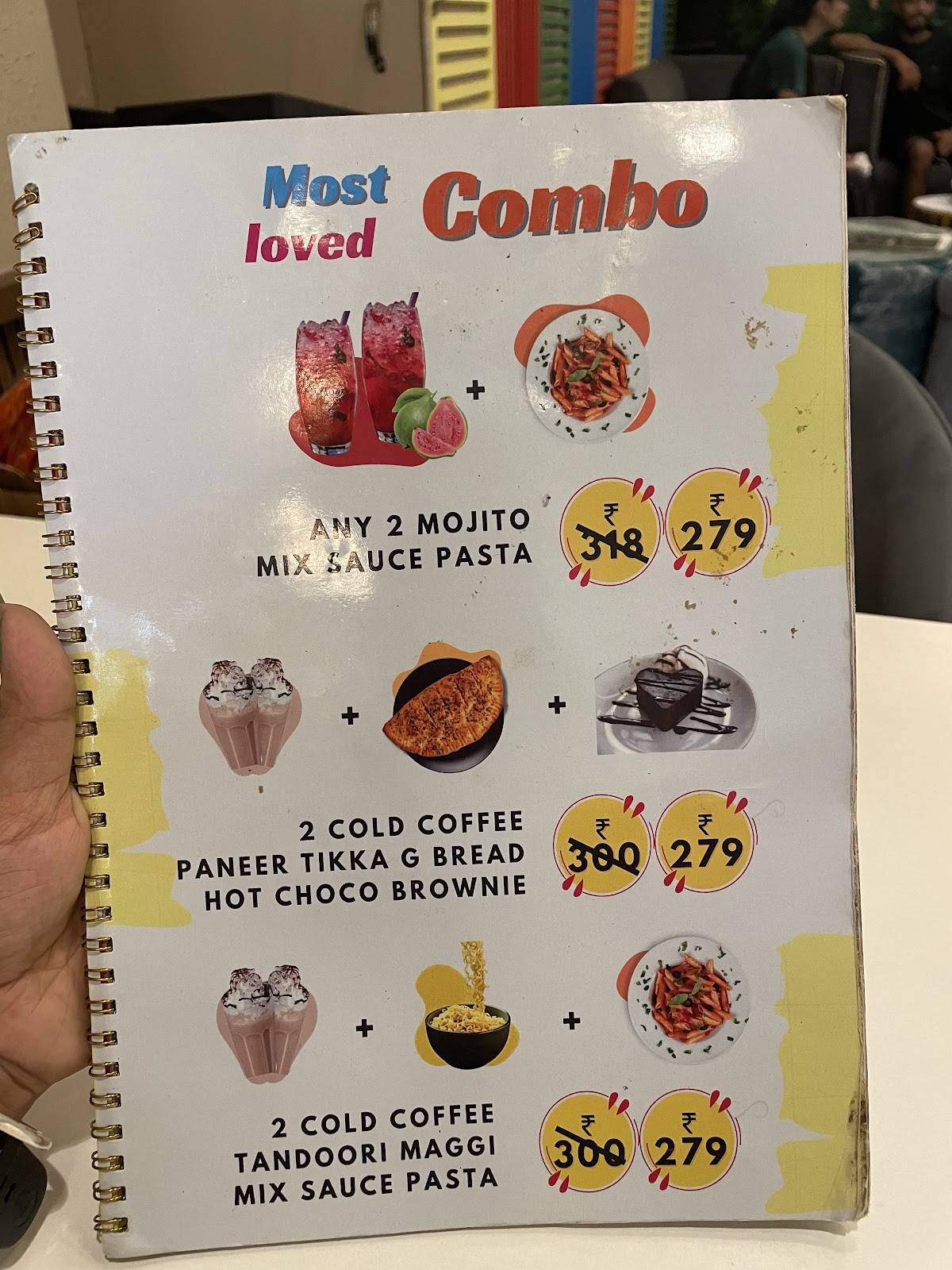 Chaiholic cafe menu