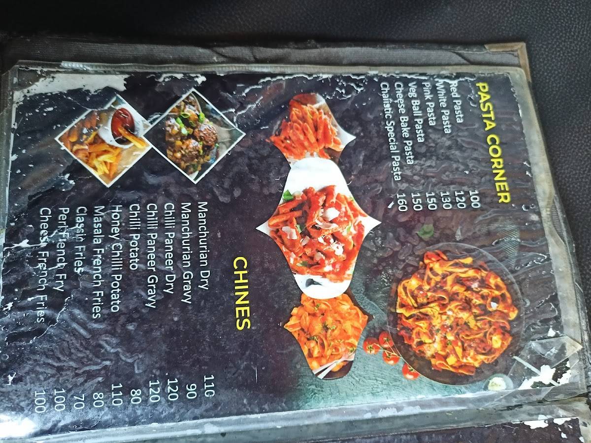 Chaiistic menu