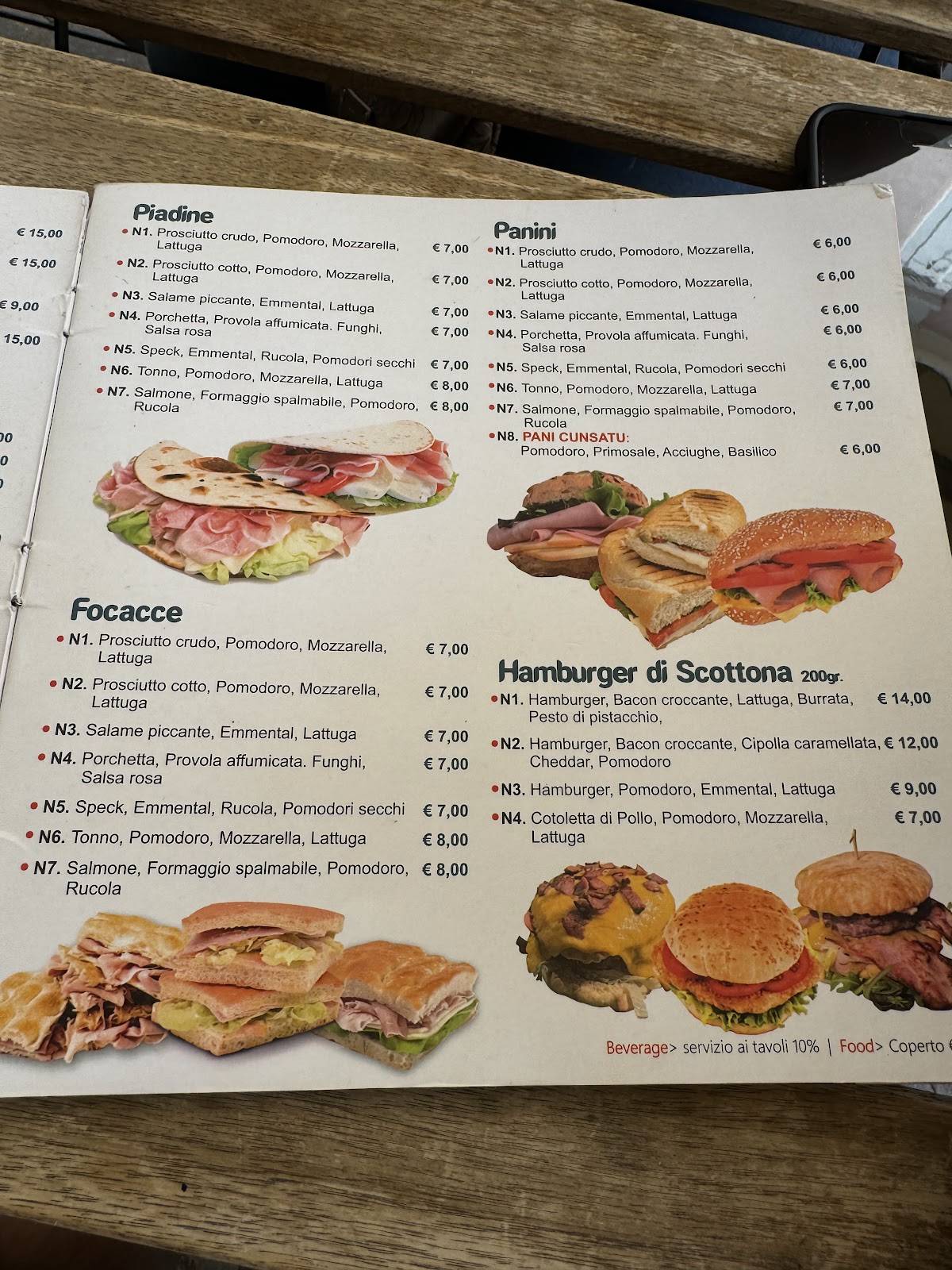 Menu di Chapeau Lounge Bar 