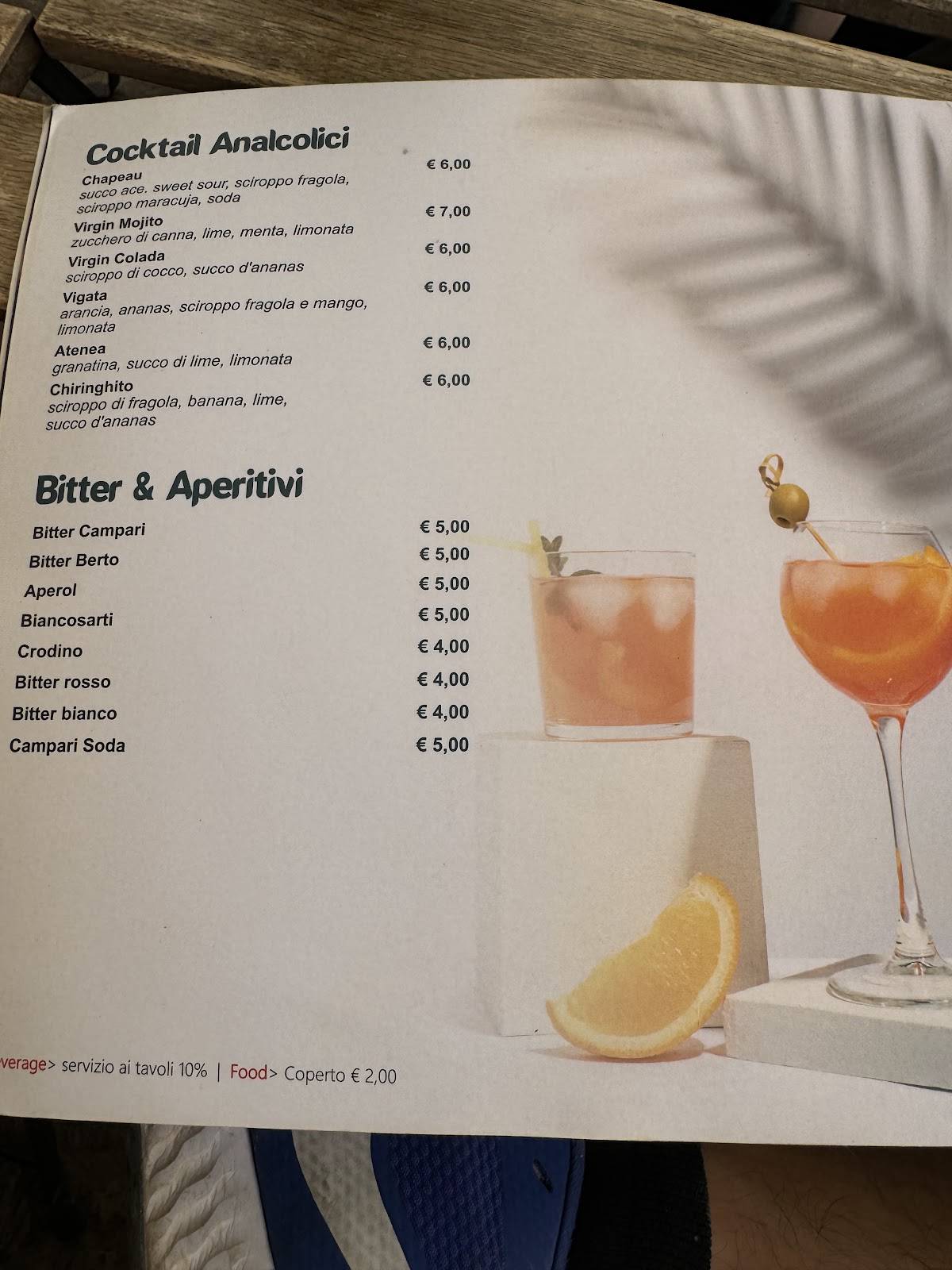 Menu di Chapeau Lounge Bar 
