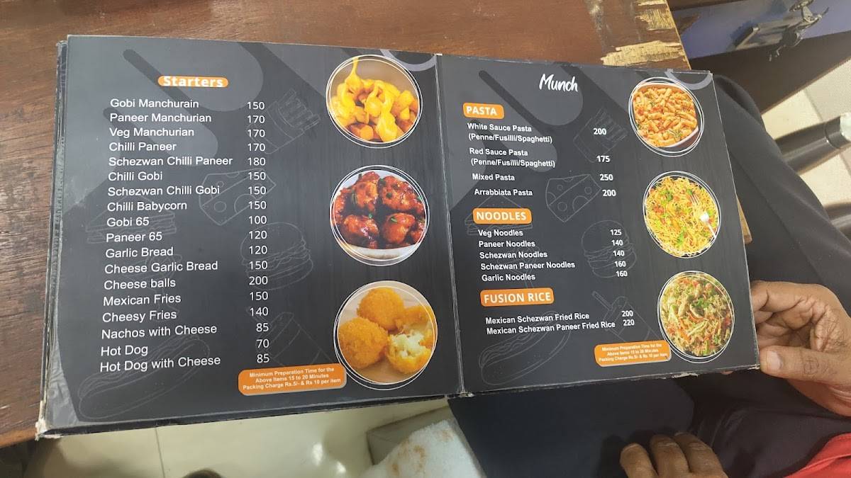 Munch menu