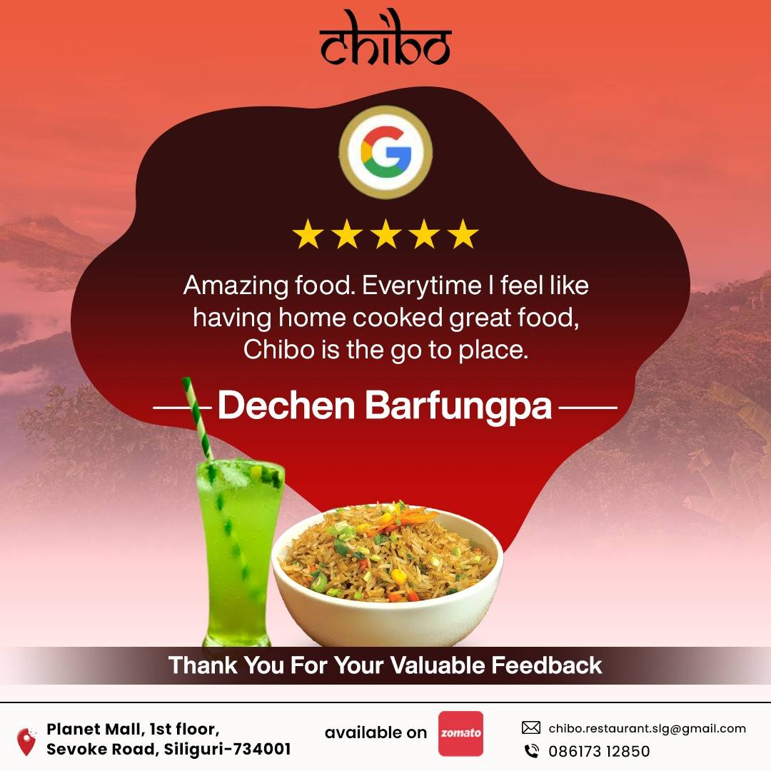 Chibo Nepali Restaurant menu
