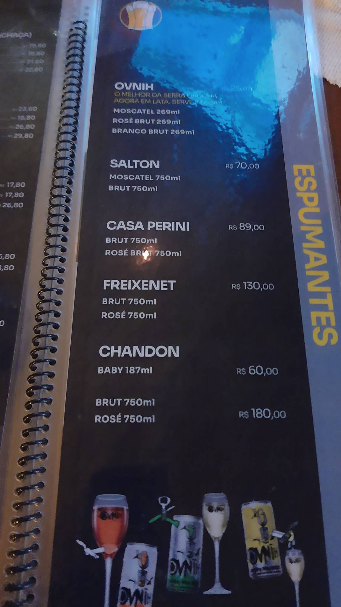 Chopp do Gus/ Córrego Grande. cardápio