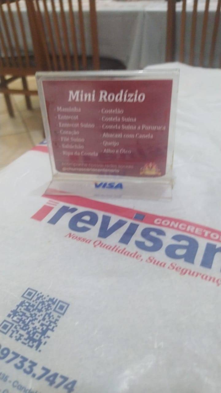 Churrascaria Centenário cardápio