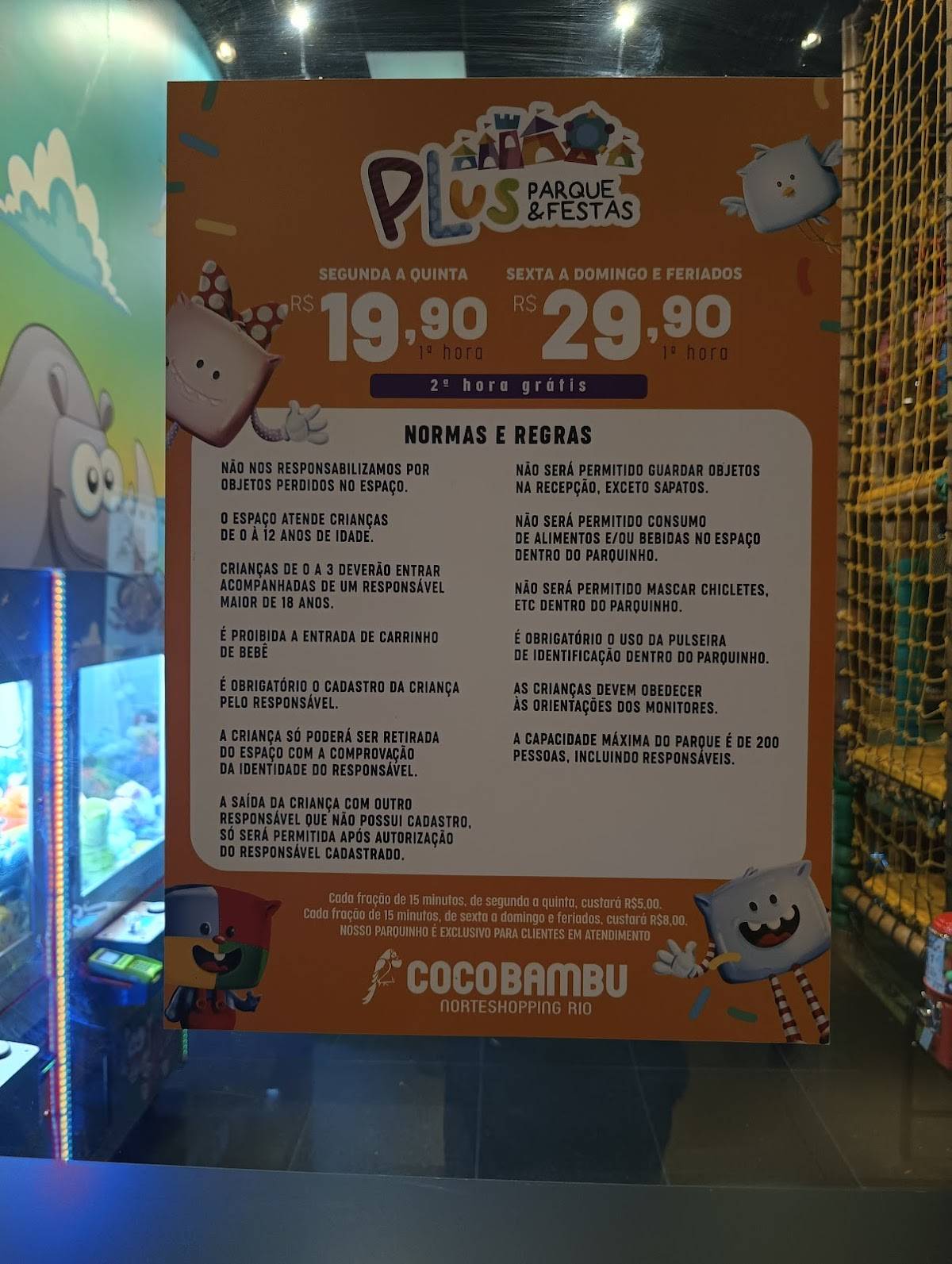 Coco Bambu cardápio