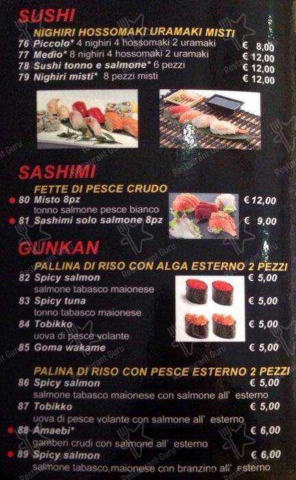 Menu di Coco Ristorante Sushi 