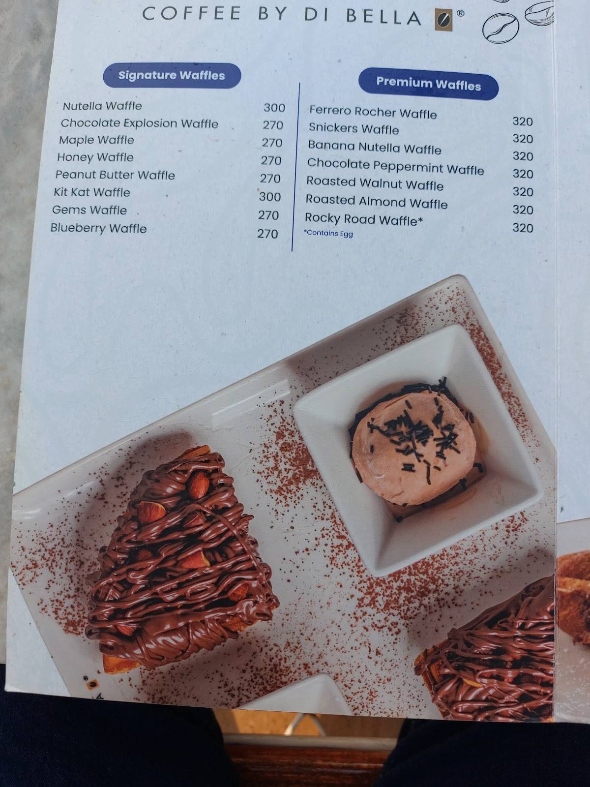 Coffee By Di Bella Carter Road menu