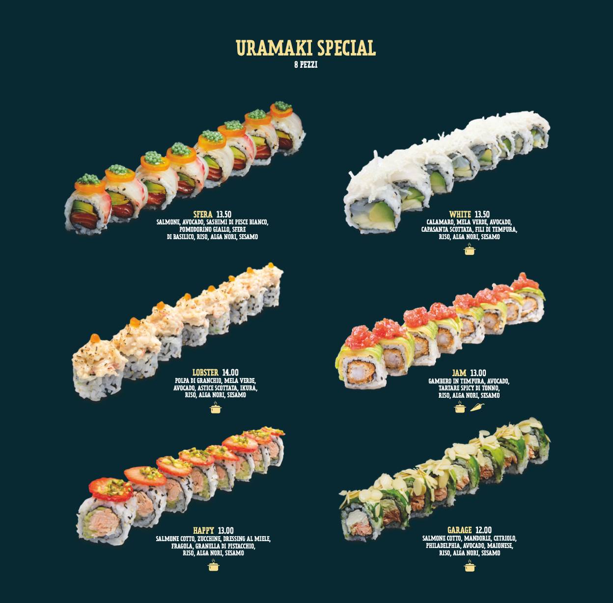 Menu di College Sushi Forlì 