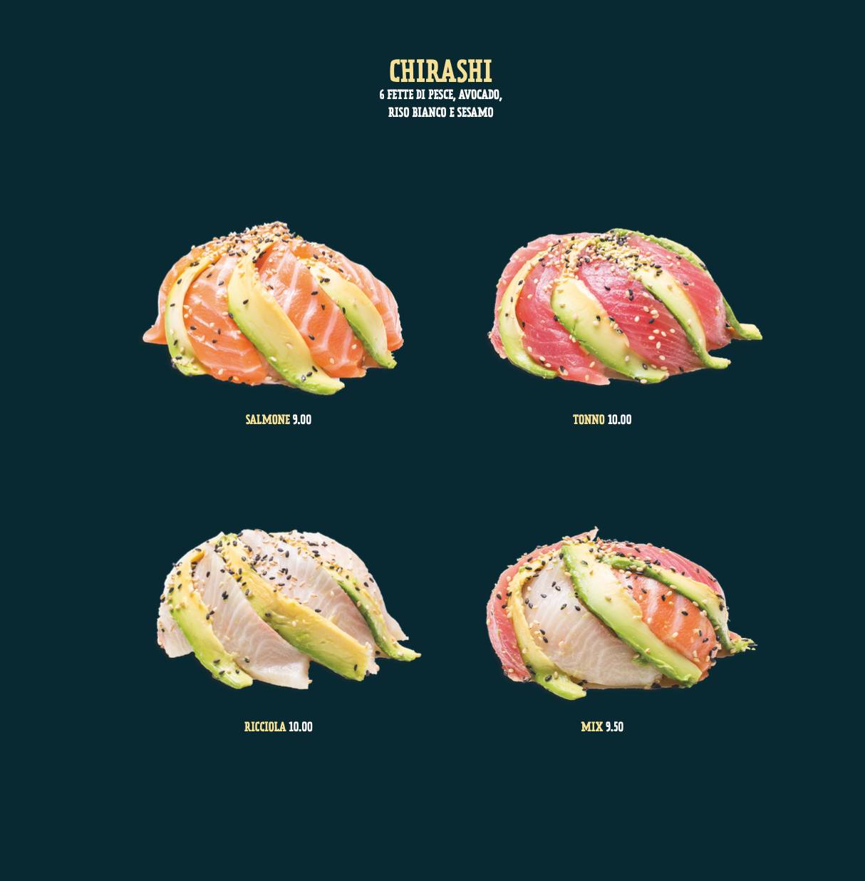 Menu di College Sushi Forlì 