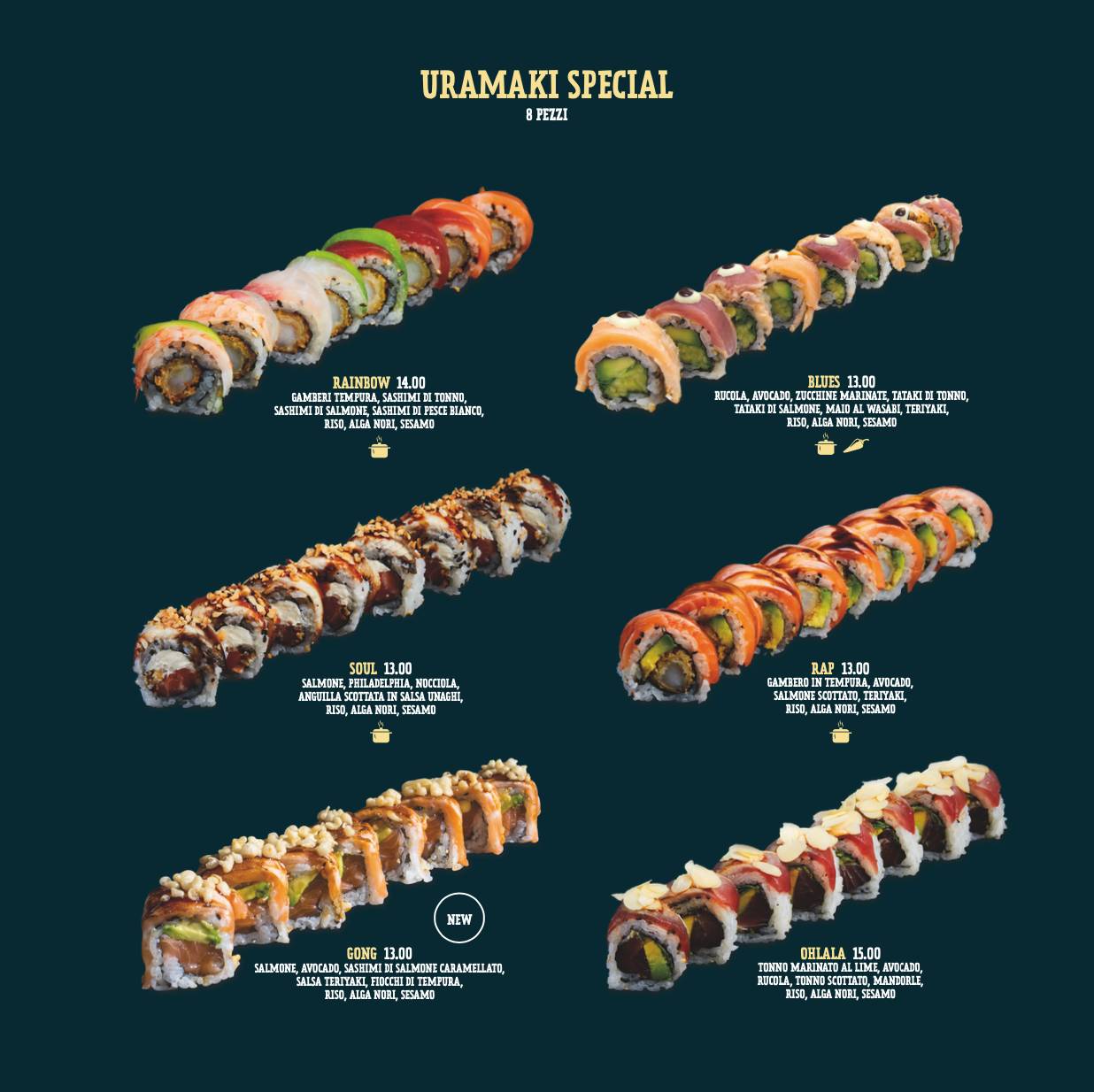 Menu di College Sushi Forlì 