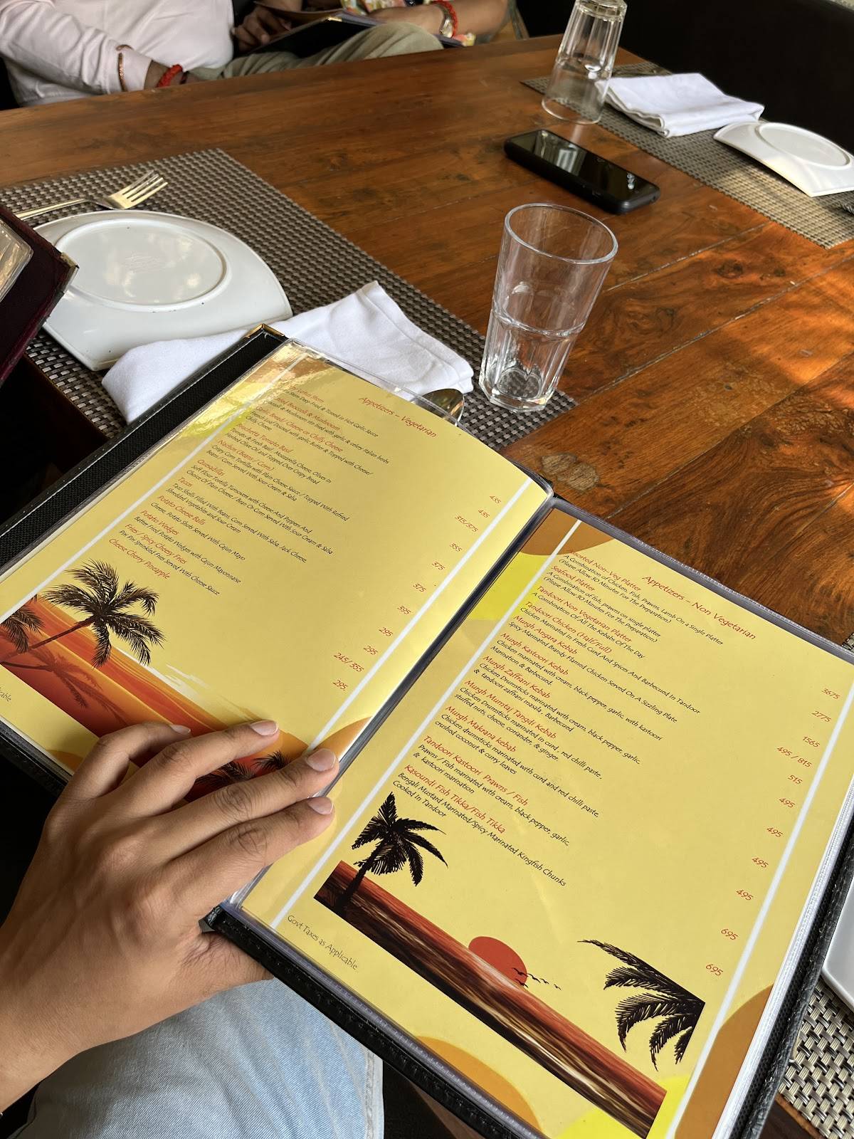 CopaCabana menu