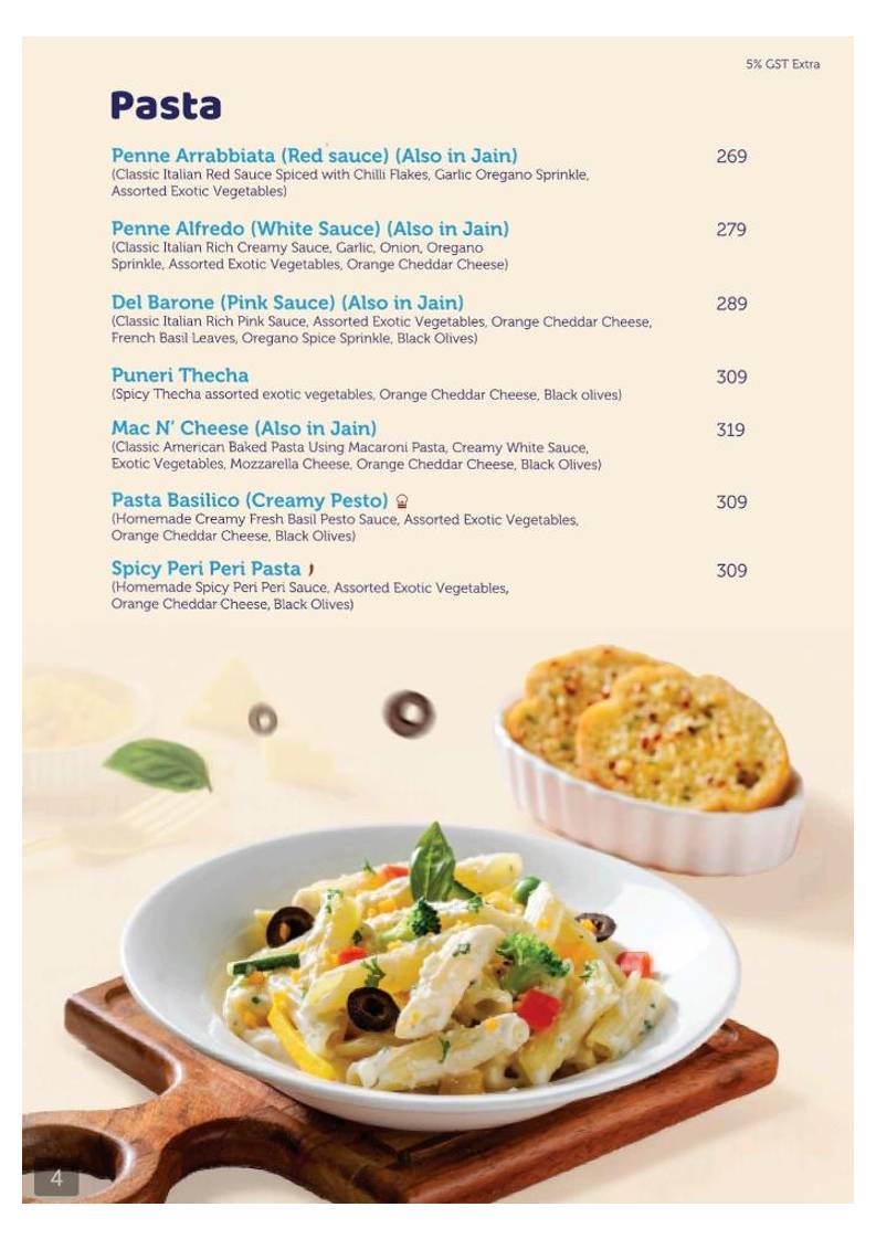 Crazy Cheesy Cafe - Viman nagar menu