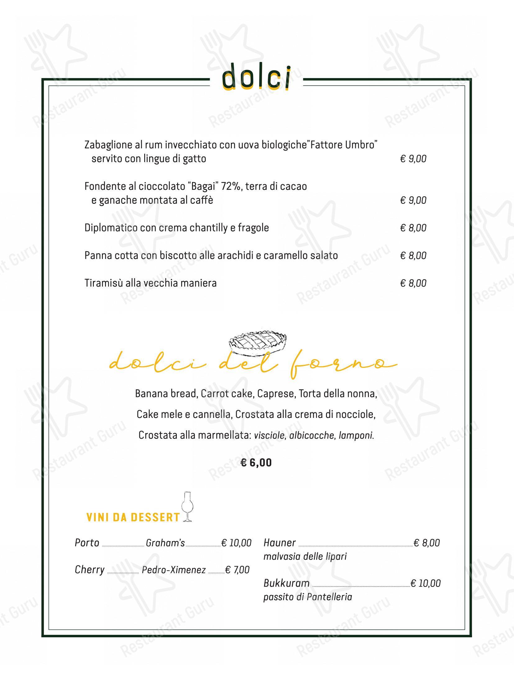 Menu di Cresci - Menu
