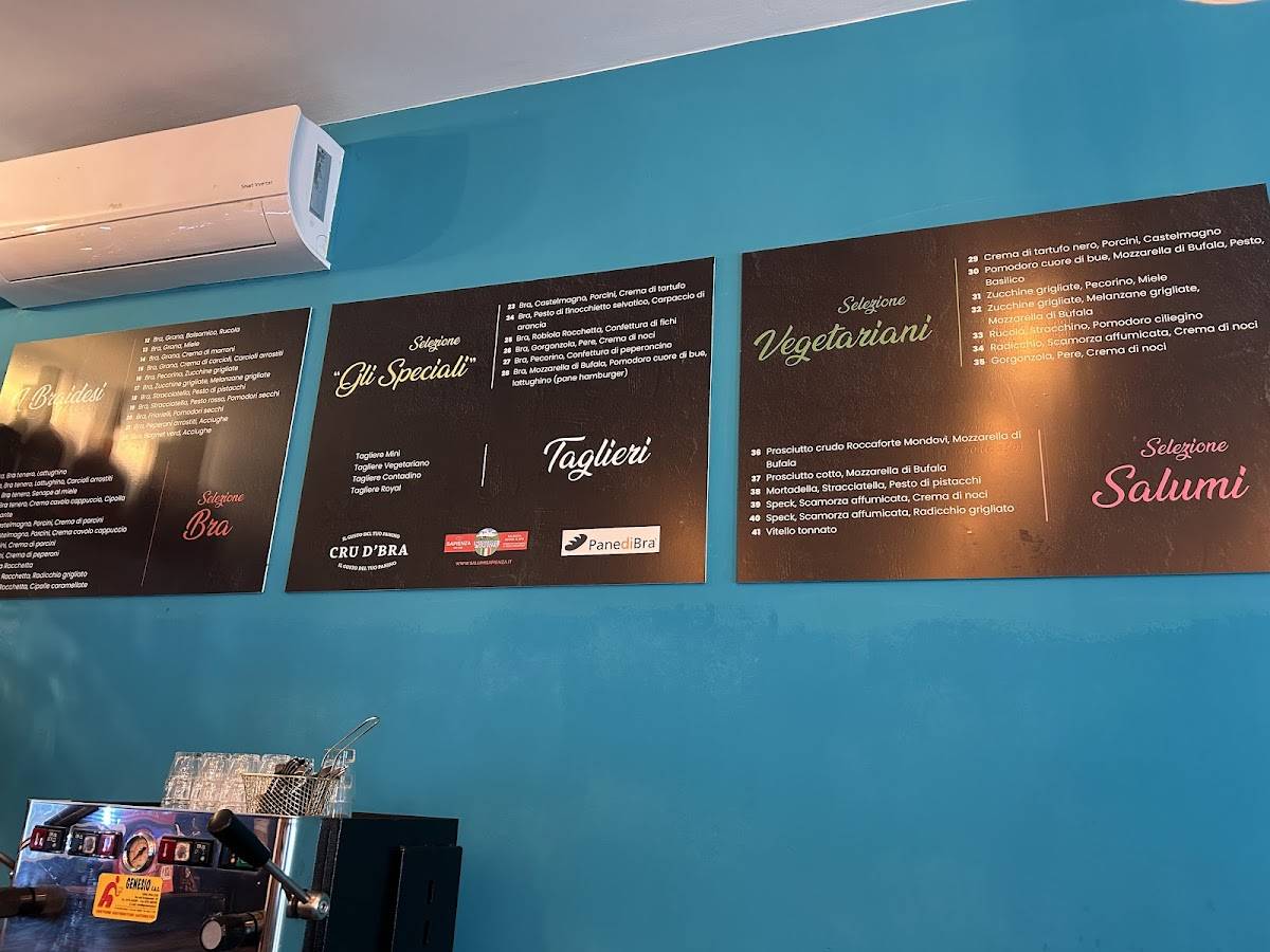 Menu di Cru d'Bra 