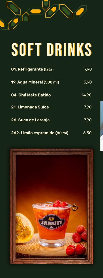 Jabuti Bar cardápio