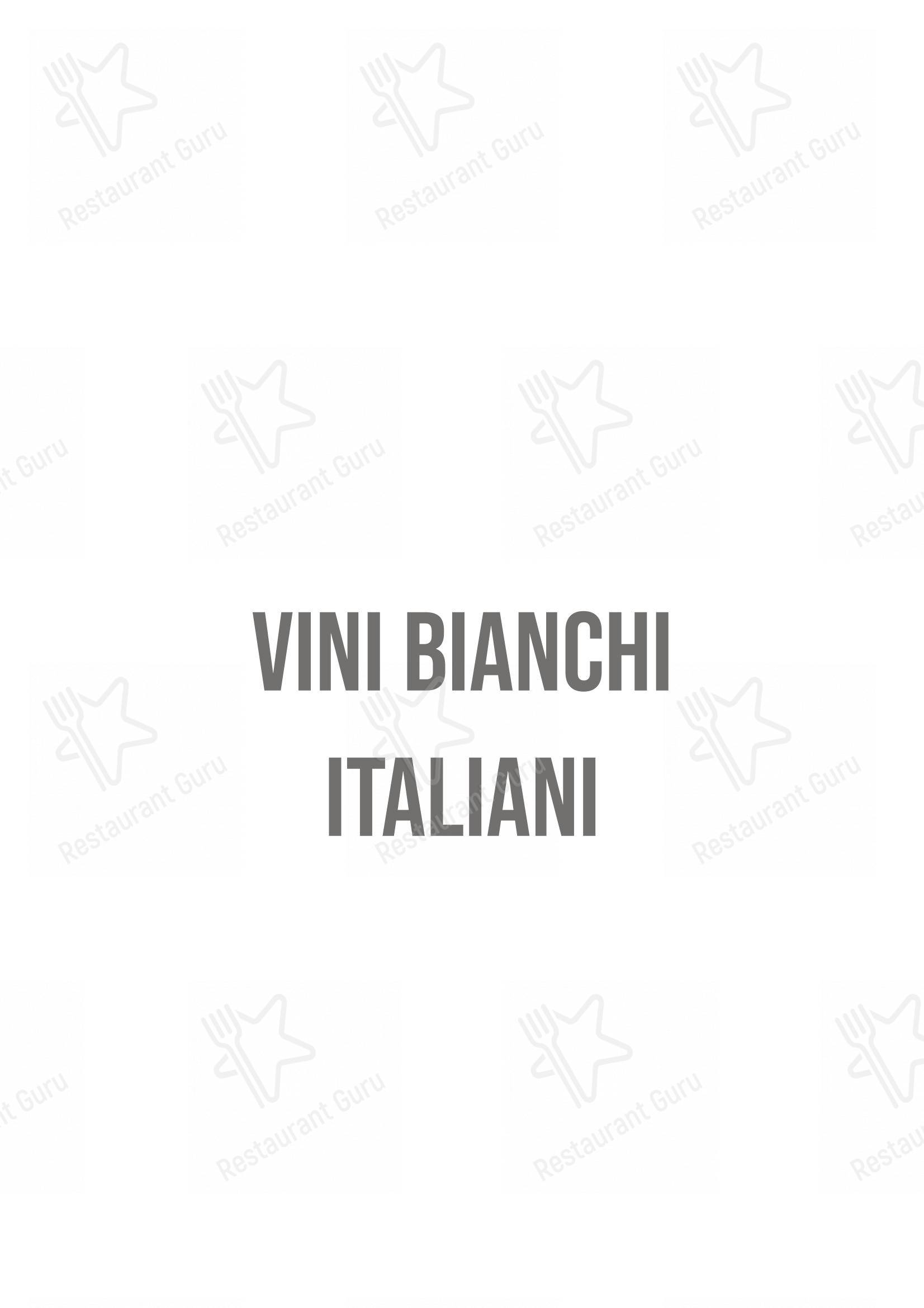 Menu di DanielCanzian Ristorante Milano - Wine Menu