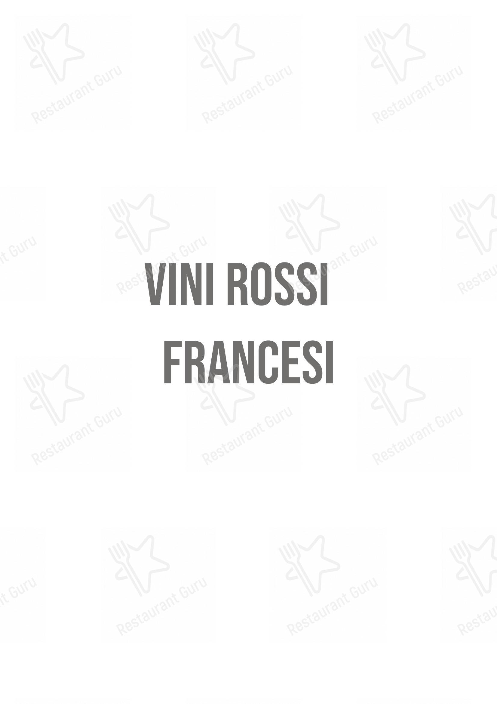 Menu di DanielCanzian Ristorante Milano - Wine Menu