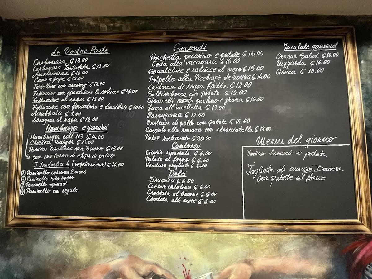 Menu di Dar Bruttone 