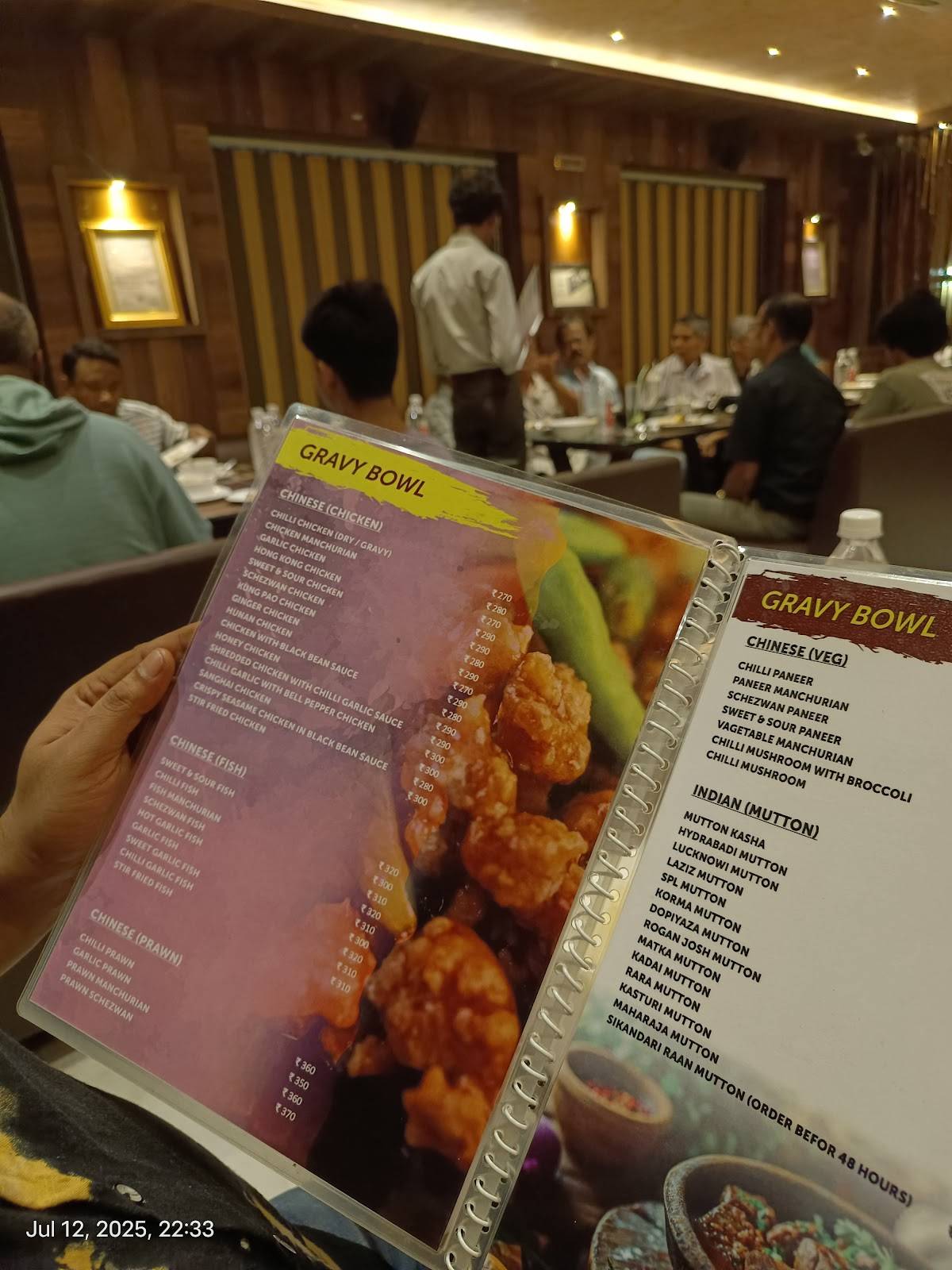 Daruchini Restaurant And Banquet menu