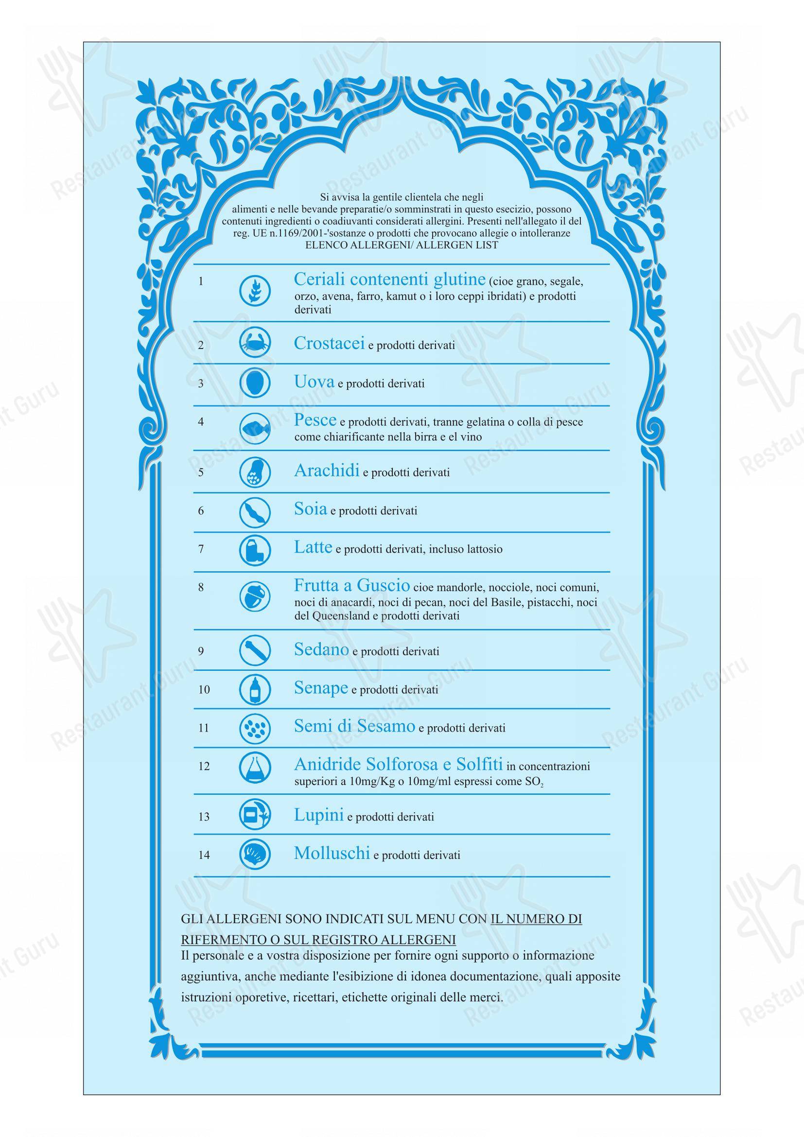Menu di Ristorante indiano Dawat Torino - Menu
