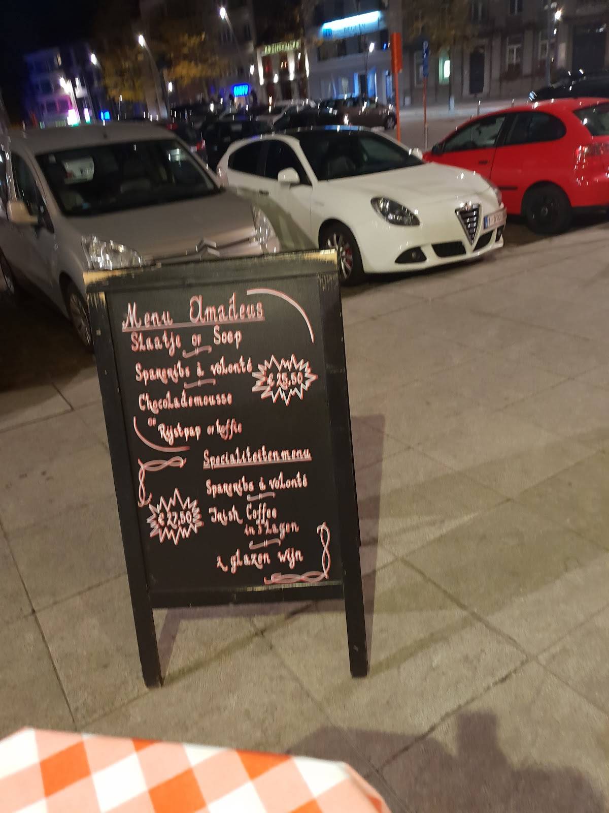 Menu de De Harmonie