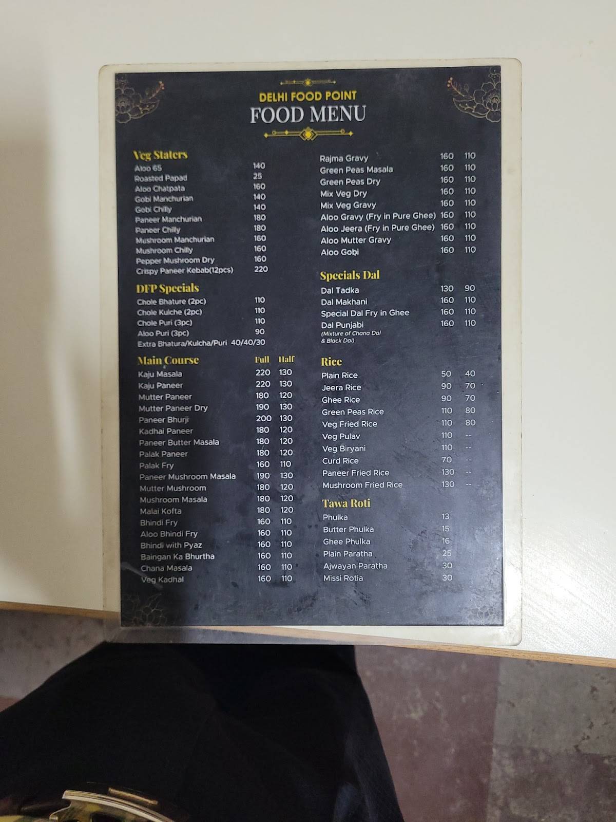 Delhi Food Point menu
