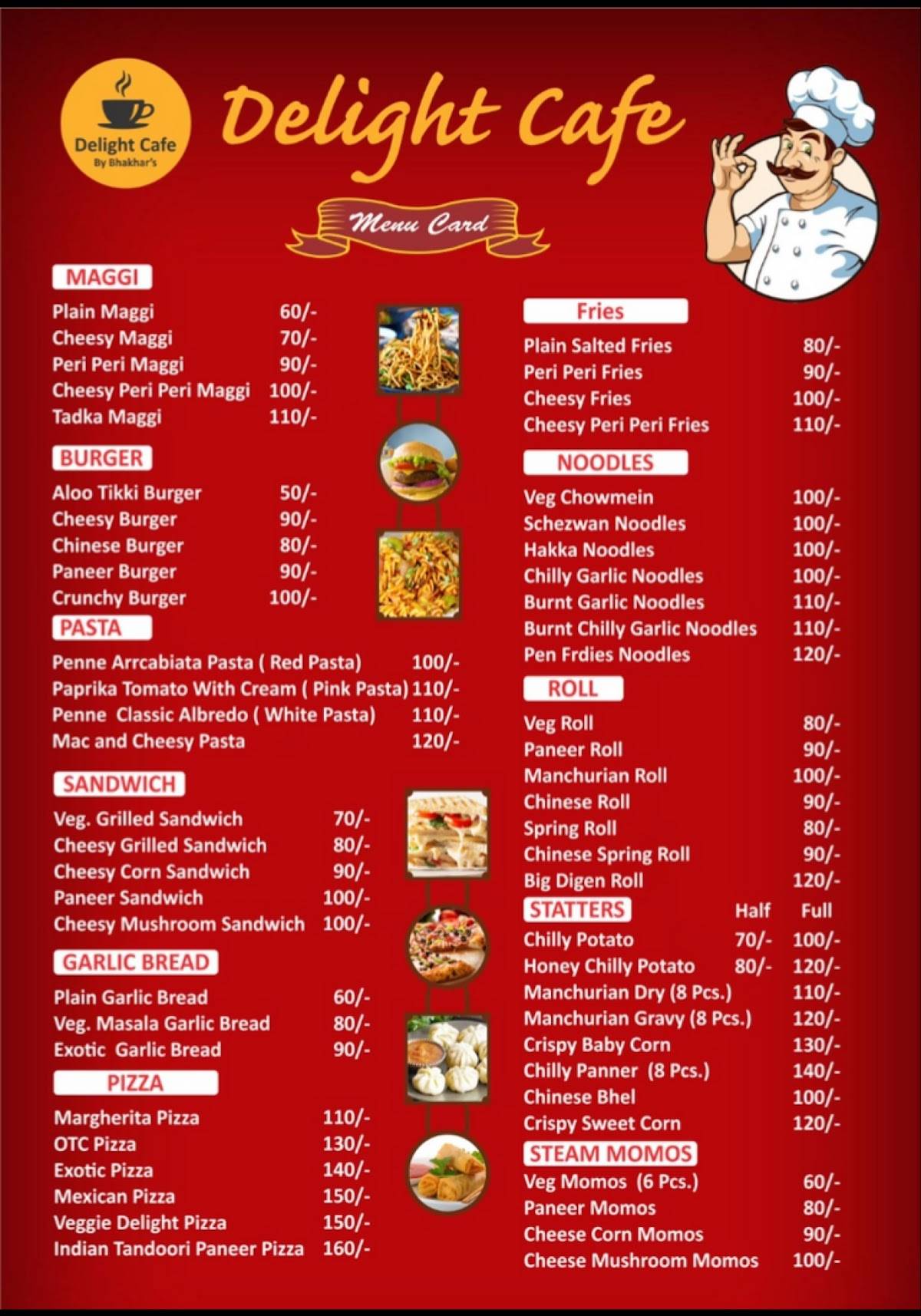 Kika restaurant menu