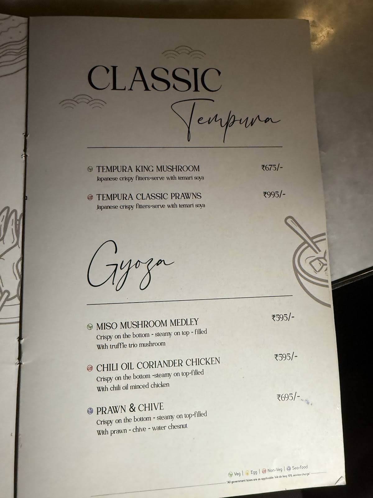 Diablo Chandigarh menu