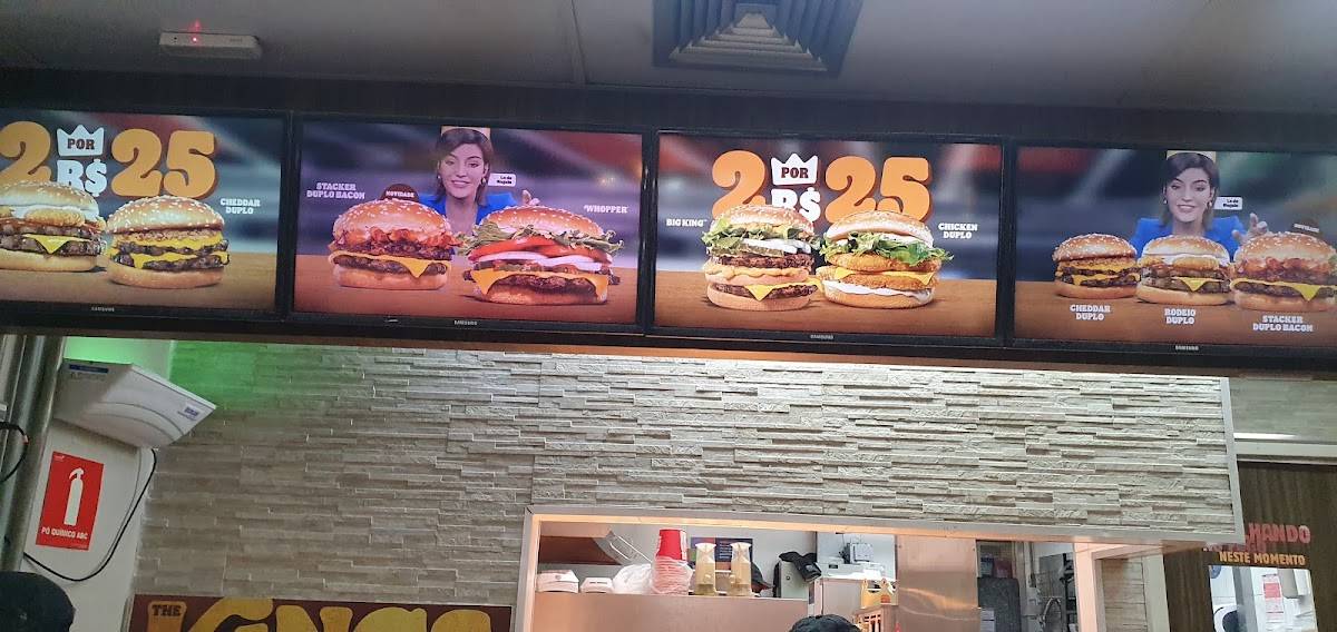 Burger King cardápio