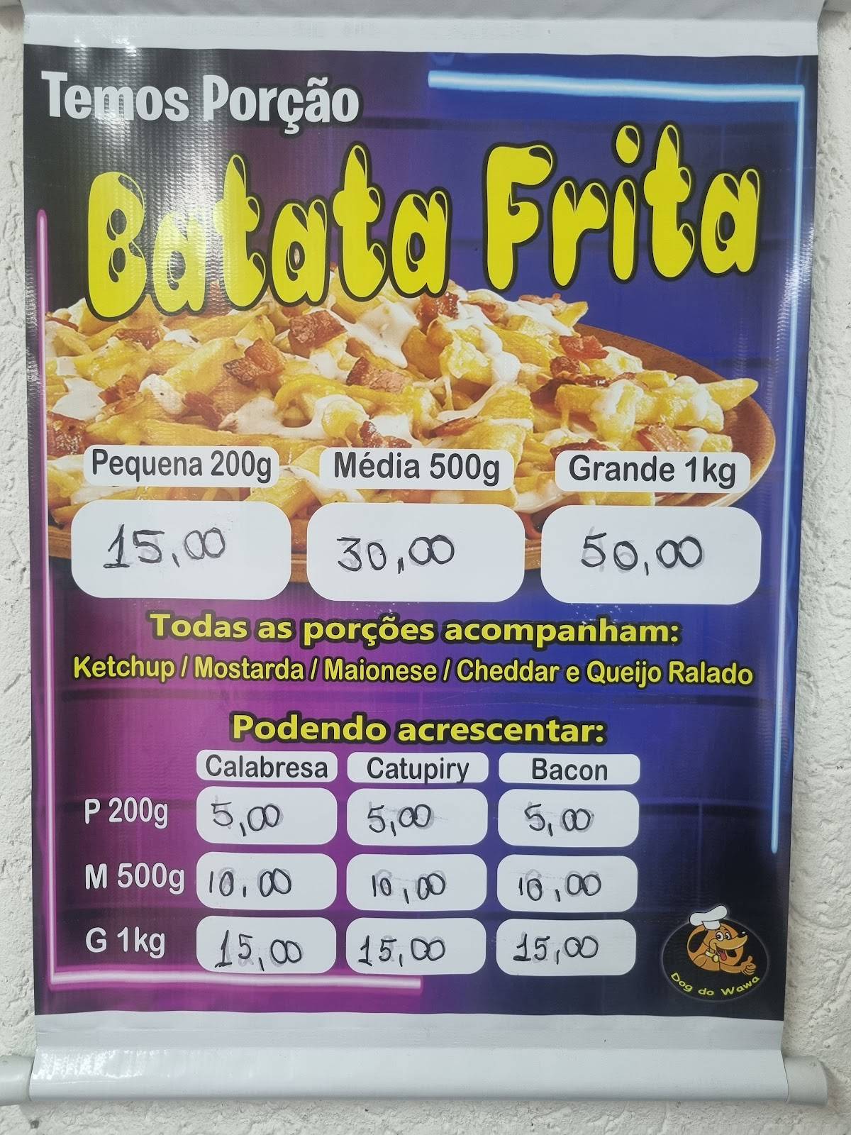 Dog Do Wawa cardápio