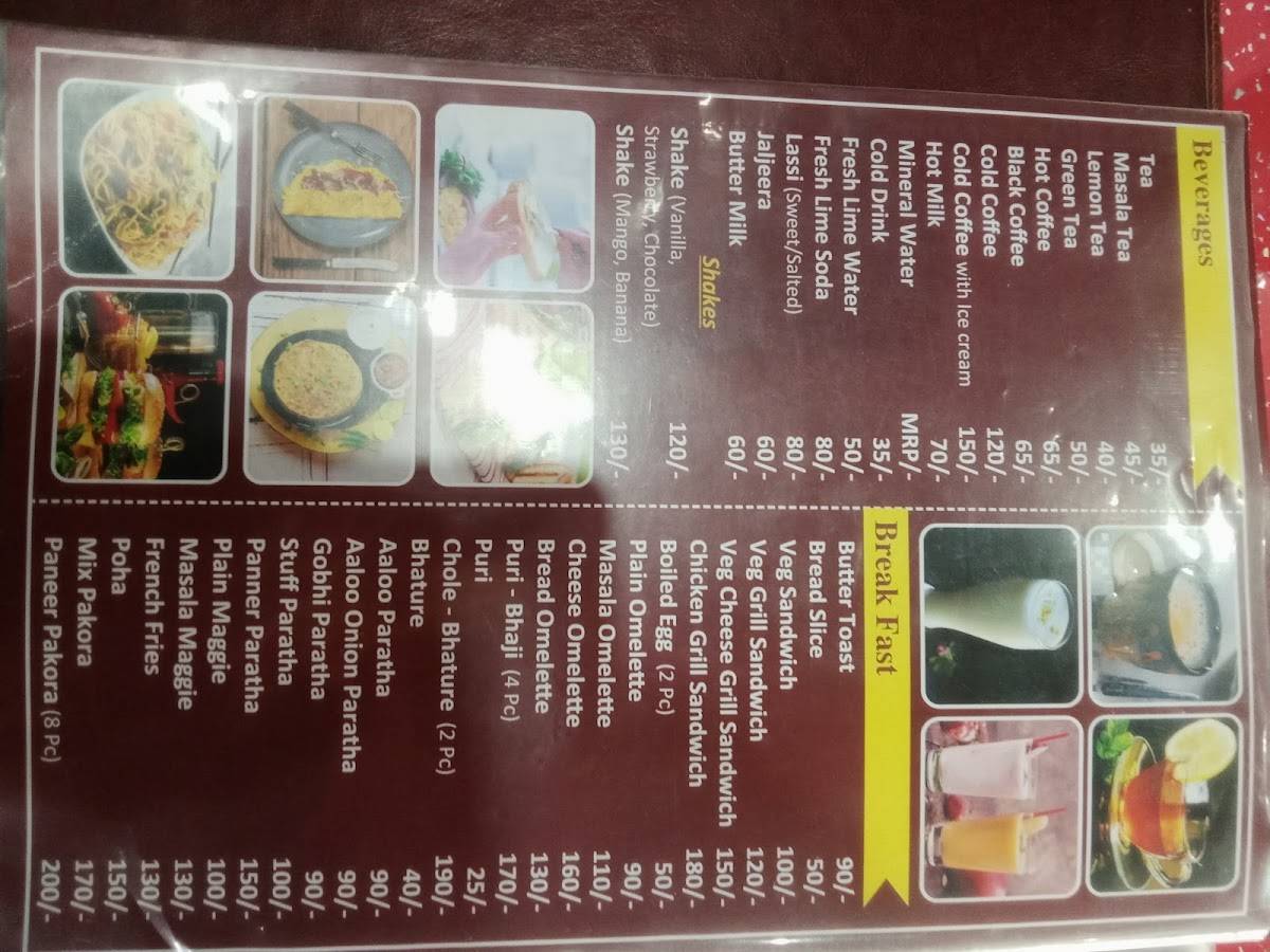 Doon Zaika Restaurant menu