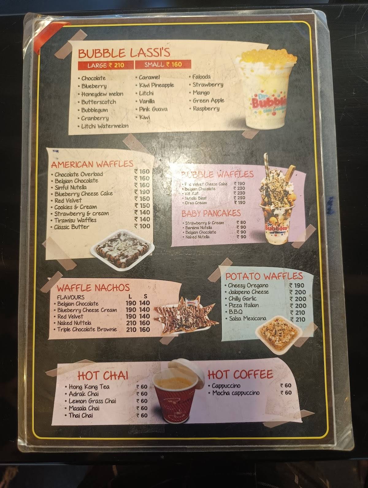 Dr. Bubbles Gomtinagar - Bubble Tea Specialist menu