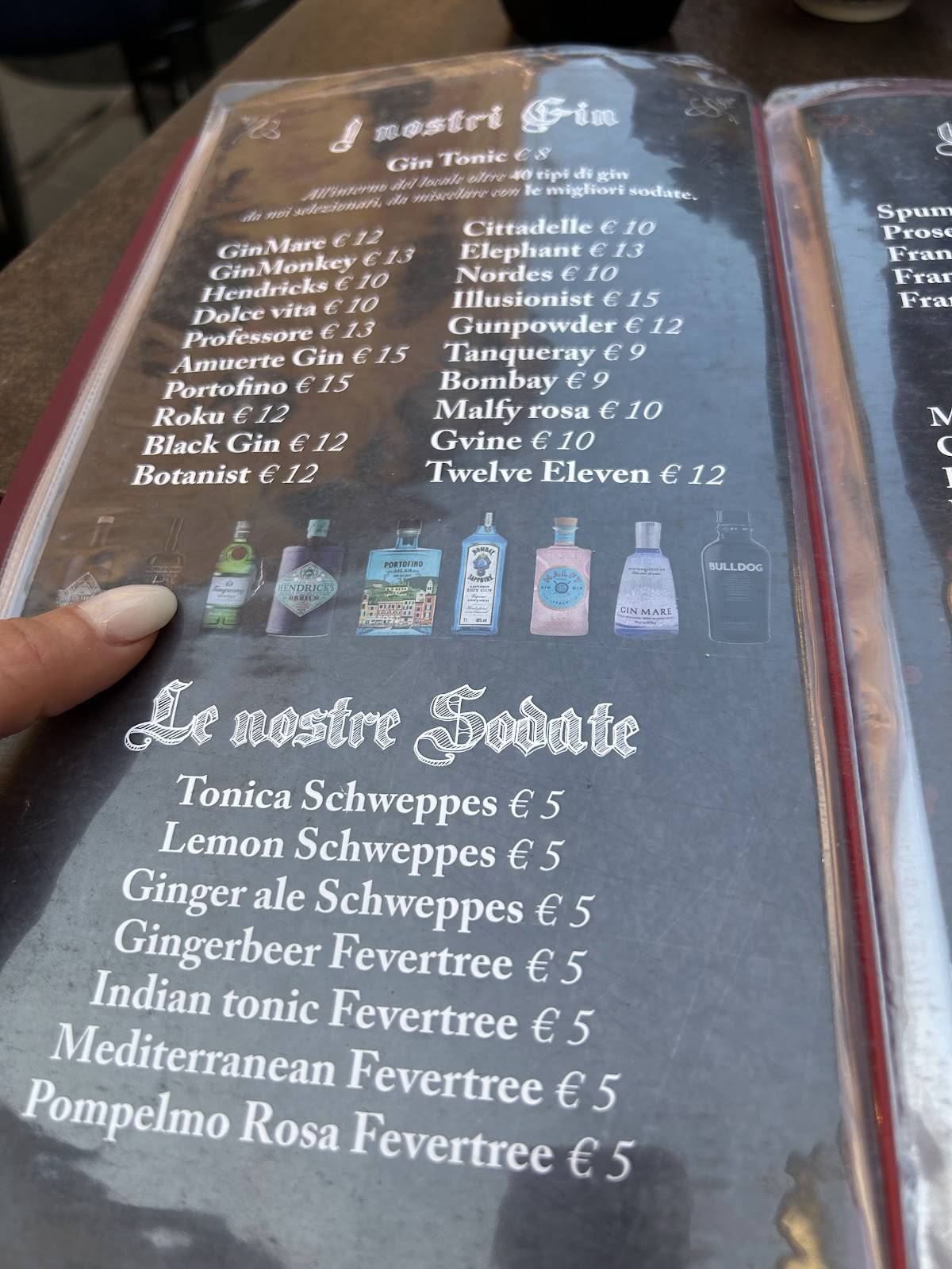 Menu di Drop Bistro' 