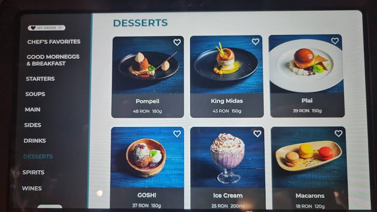 Menu de Eker