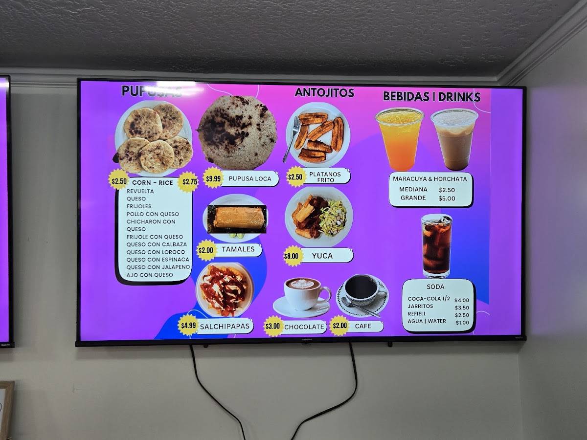 Menu at El Castillo restaurant, Smithfield