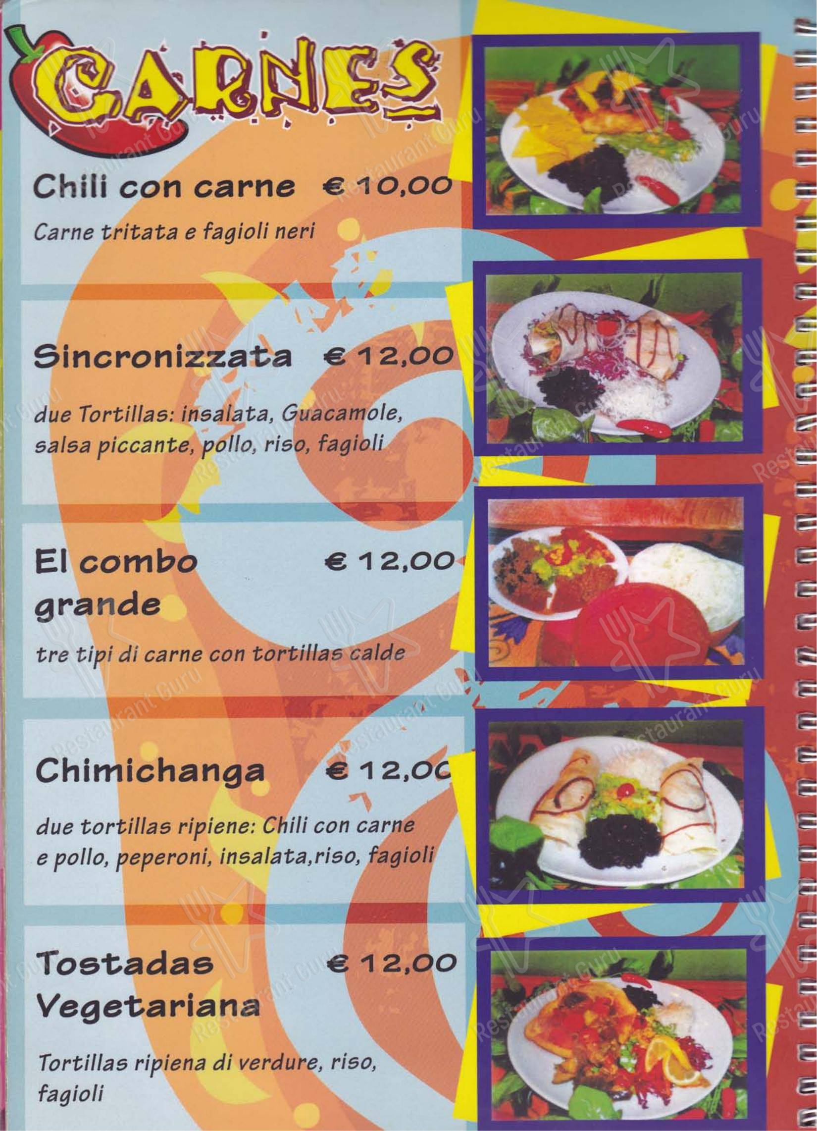 Menu di El Mosquito - Детское