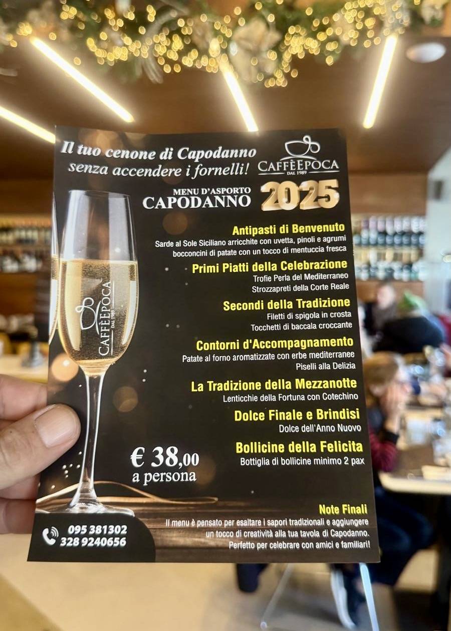 Menu di Caffè Epoca 