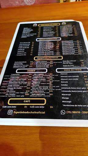 Espetinho Do Chefe cardápio