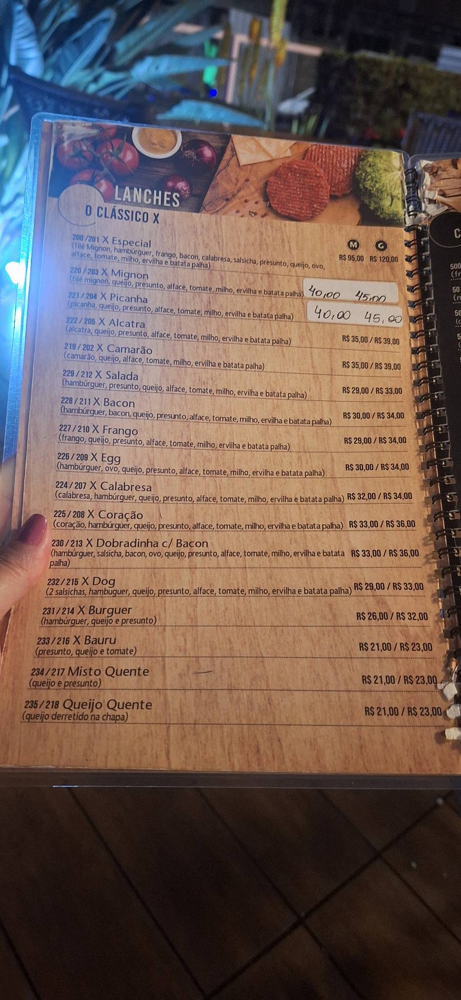 Espetinho de ouro choperia cardápio