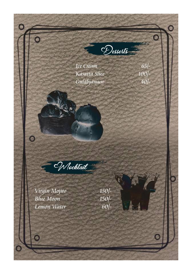 Sky Tree Rooftop Cafe menu