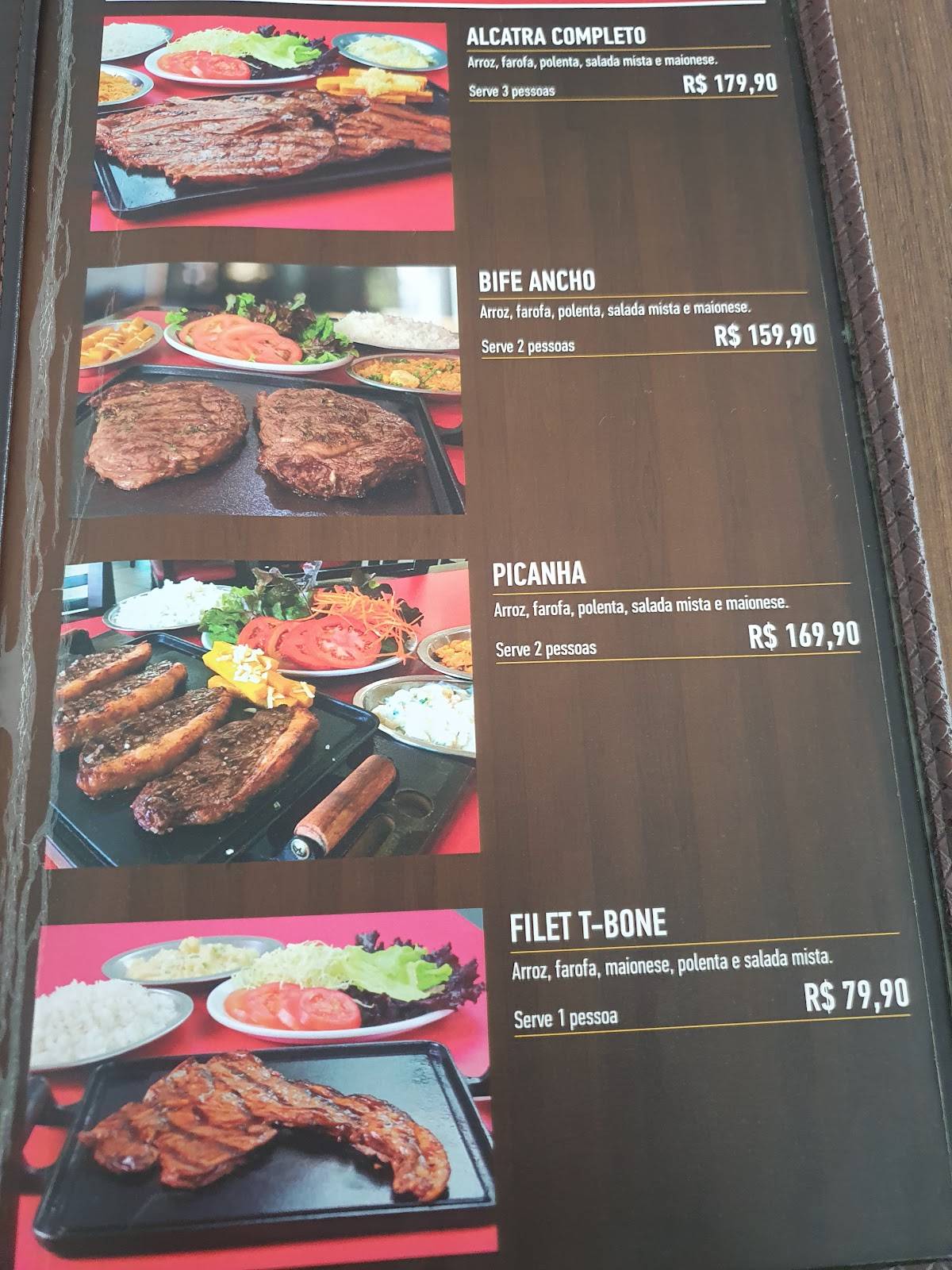FILET NA GRELHA cardápio