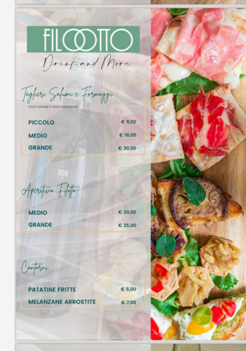 Menu di FILOTTO drink & more 