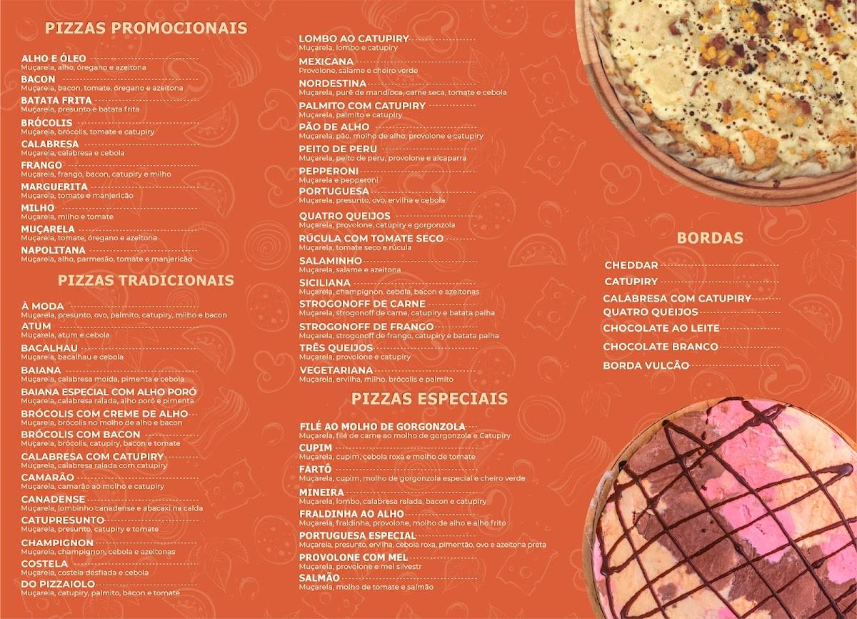 Fartito's Pizza Marília cardápio