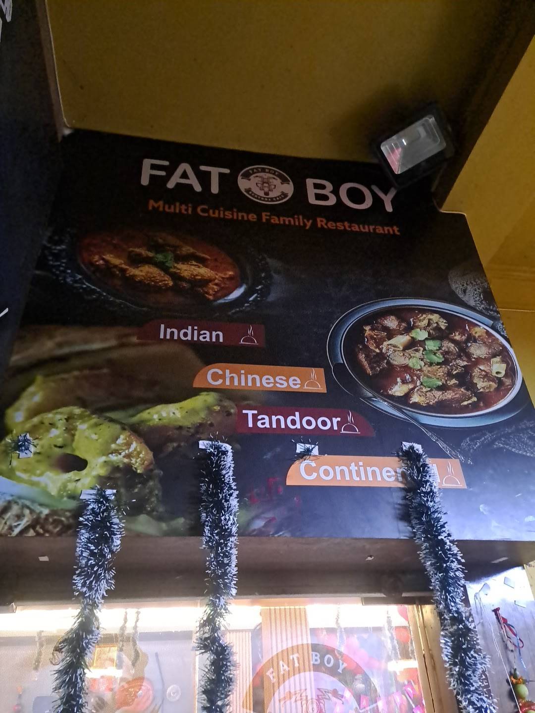 Fatboy Restro & Cafe menu