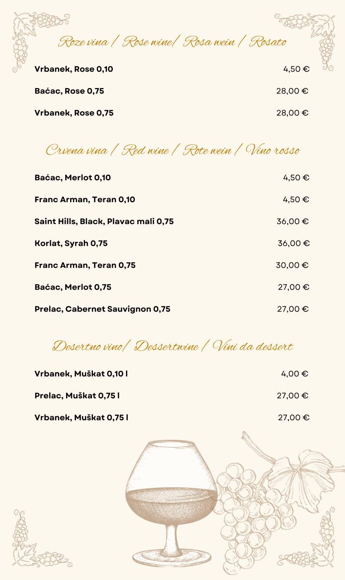 Menu di Fine Grill Municipium 