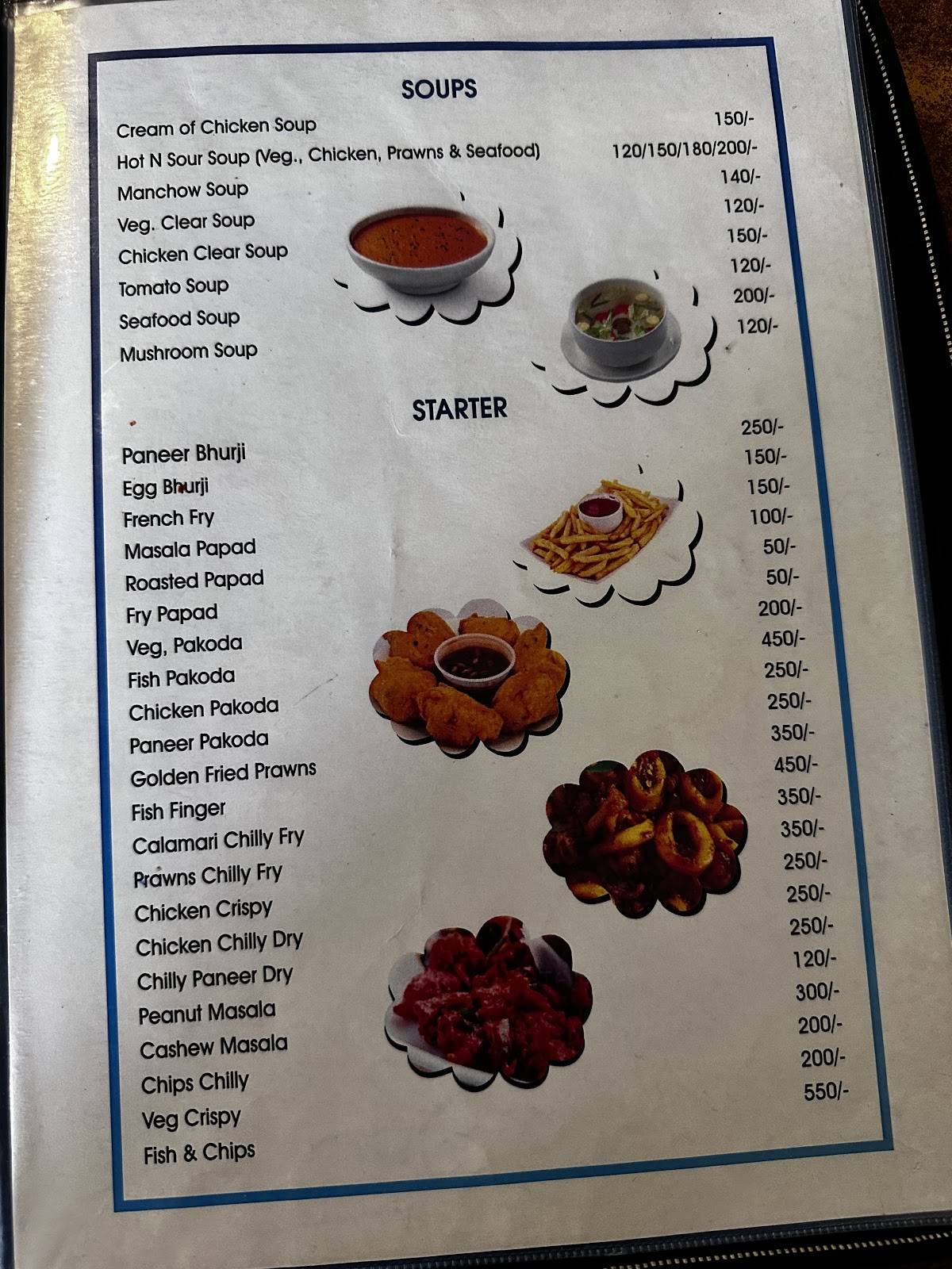 Fisherman's Local Bar & Restaurant menu